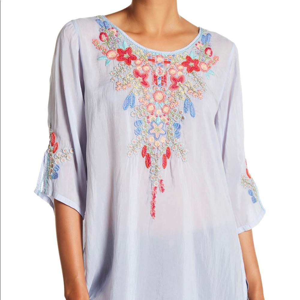 Johnny was embroidered tunic